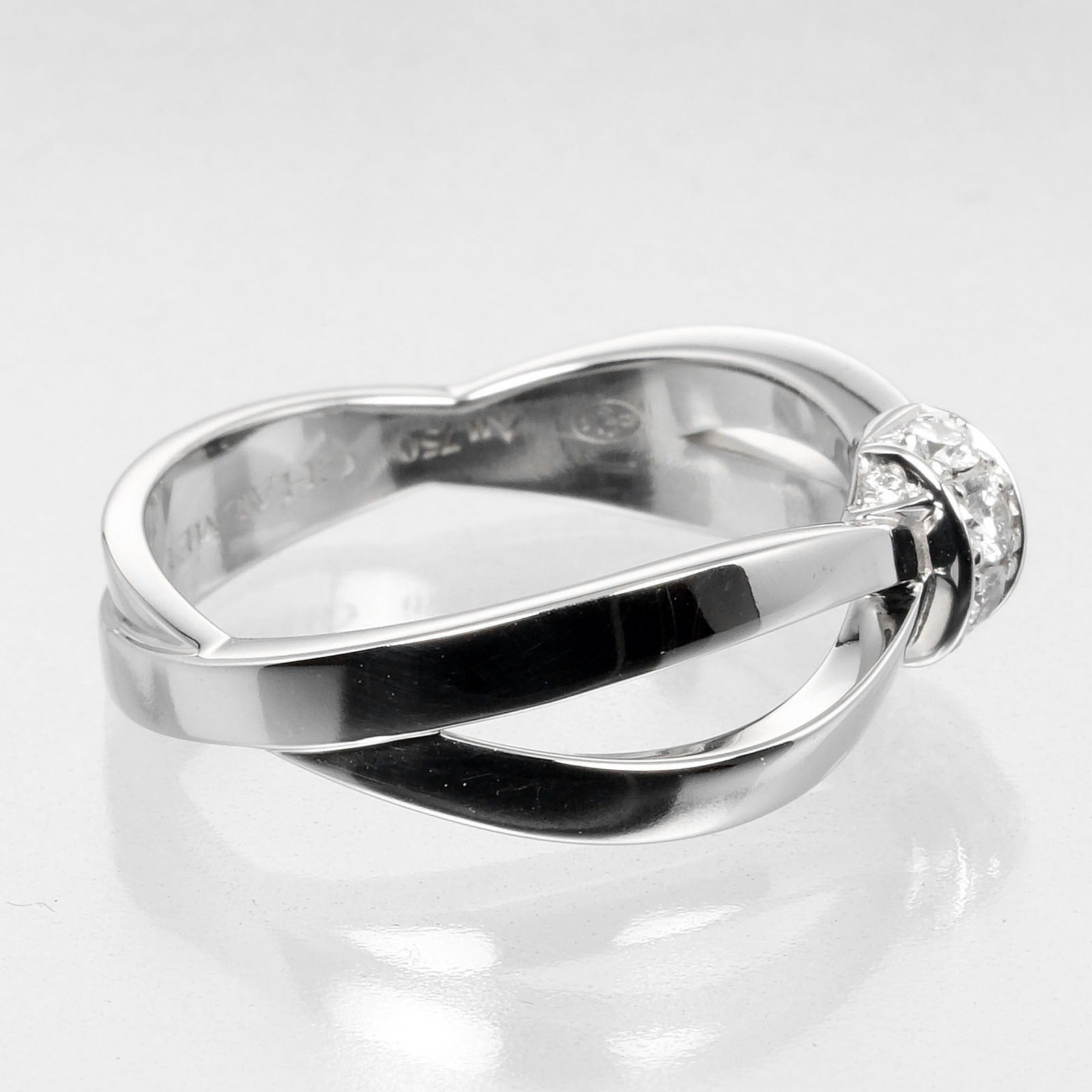 Chaumet Lian Seduction 13.5 Ring Ring K18 WG White G Diamond  5.7g A