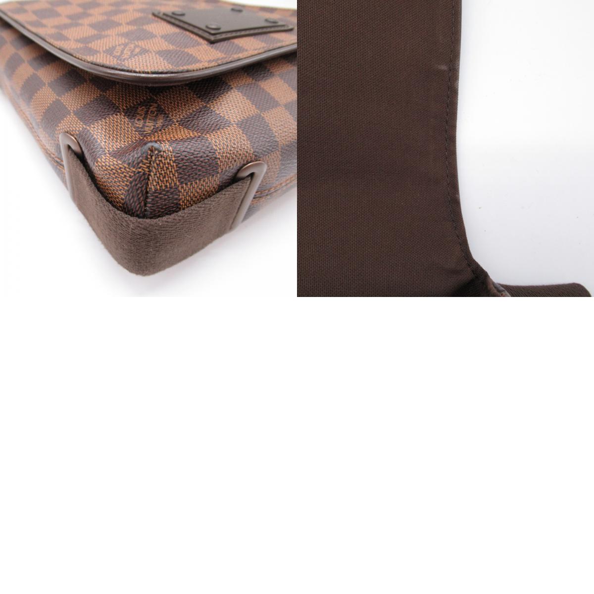 Louis Vuitton Brooklyn Messenger Bag PVC Coated Linen Damiens  Brown  N51210
