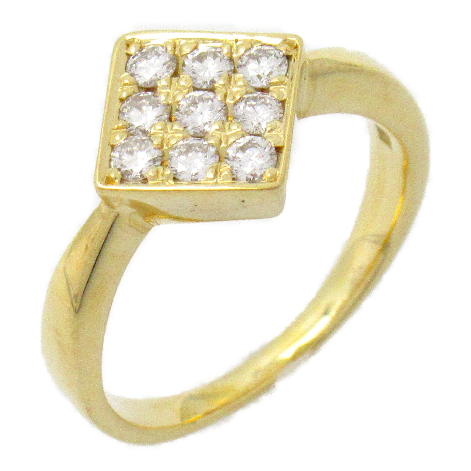 Jewelry Jewelry Diamond Ring Ring Ring Jewelry K18 (Yellow G) Diamond  Clear Diamond 4.7g