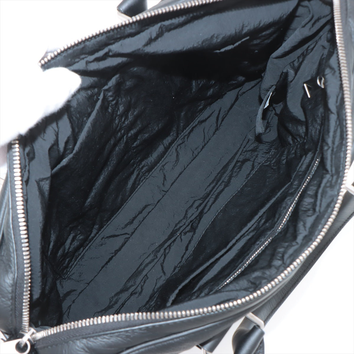 Bottega Veneta Classic Pilous Leather 2WAY Business Bag Black