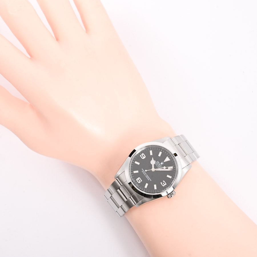 A Rolex Explorer Watch 14270 P Black