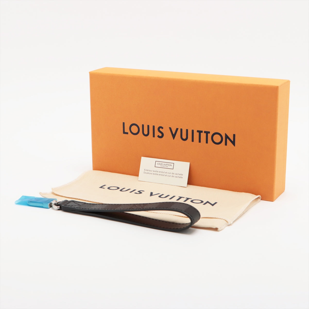 Louis Vuitton Damier Grafit Zippy Dragon N60379 Black Round Zip Wallet