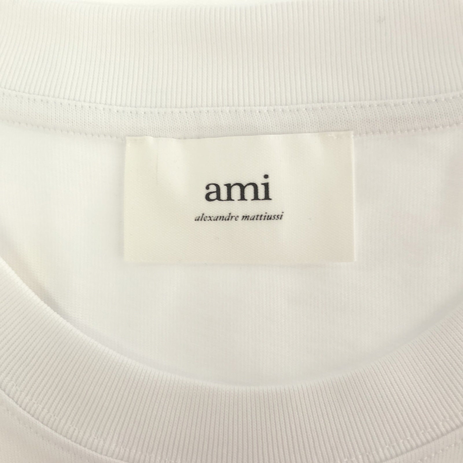 AMI AMI Half-Hand   Tops Cotton  White BFUTS005.726100L