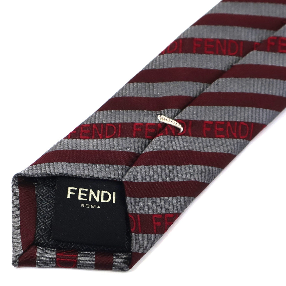FI Fendi Cravate Silk   Dress Gentlemen Small Business Bordeaux Gr  etc