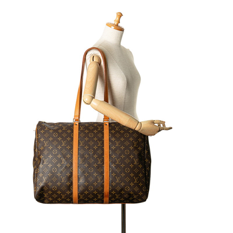 Louis Vuitton Monogram Flanelli 50 Boston Bag Travel Bag M51116 Brown PVC Leather  Louis Vuitton