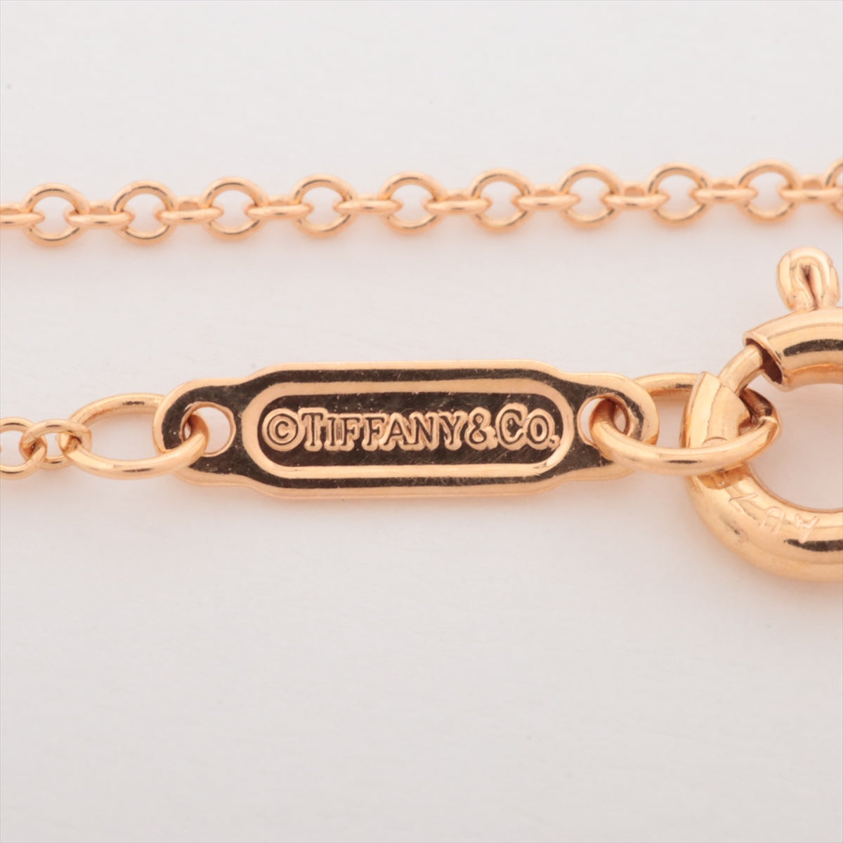 Tiffany&#39;s Centimental Heart Extreme Diamond Necklace 750 (PG) 1.8g