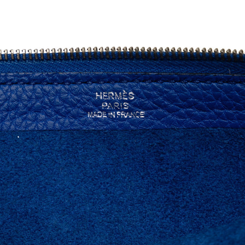 Hermes Kava Vertige 24  Bag Clutch Blue Togo  Hermes HERMES
