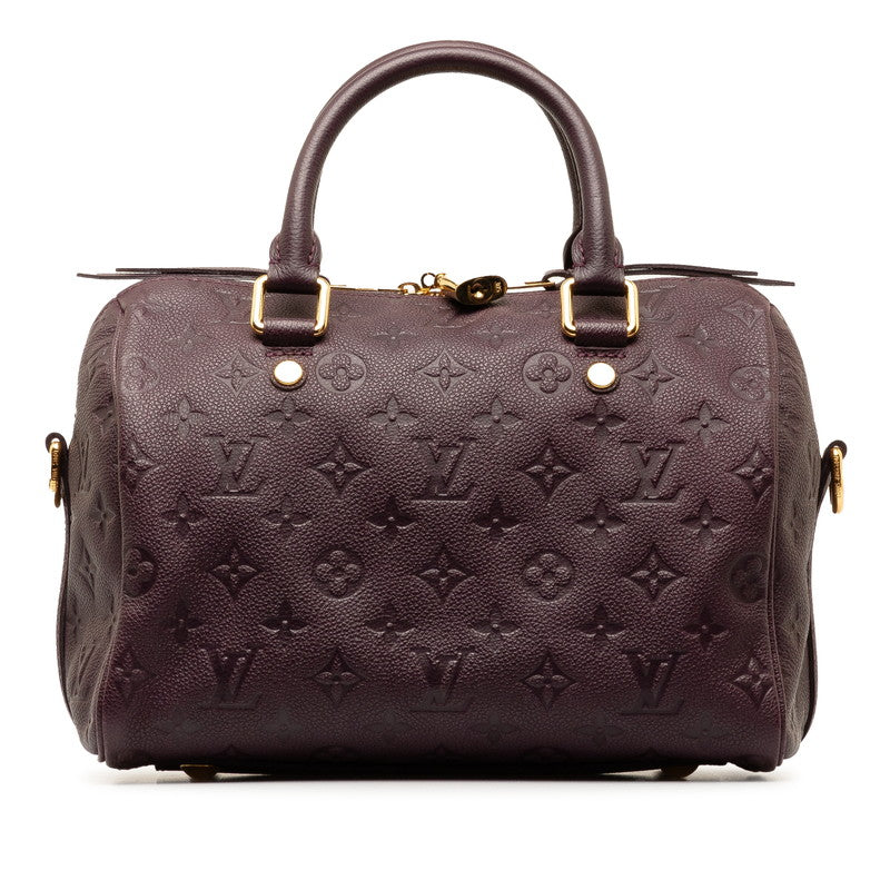 Louis Vuitton Monogram Amplant Speedy Bandouliere 25 Handbag Shoulder Bag 2WAY M40765 Of Purple Leather  Louis Vuitton