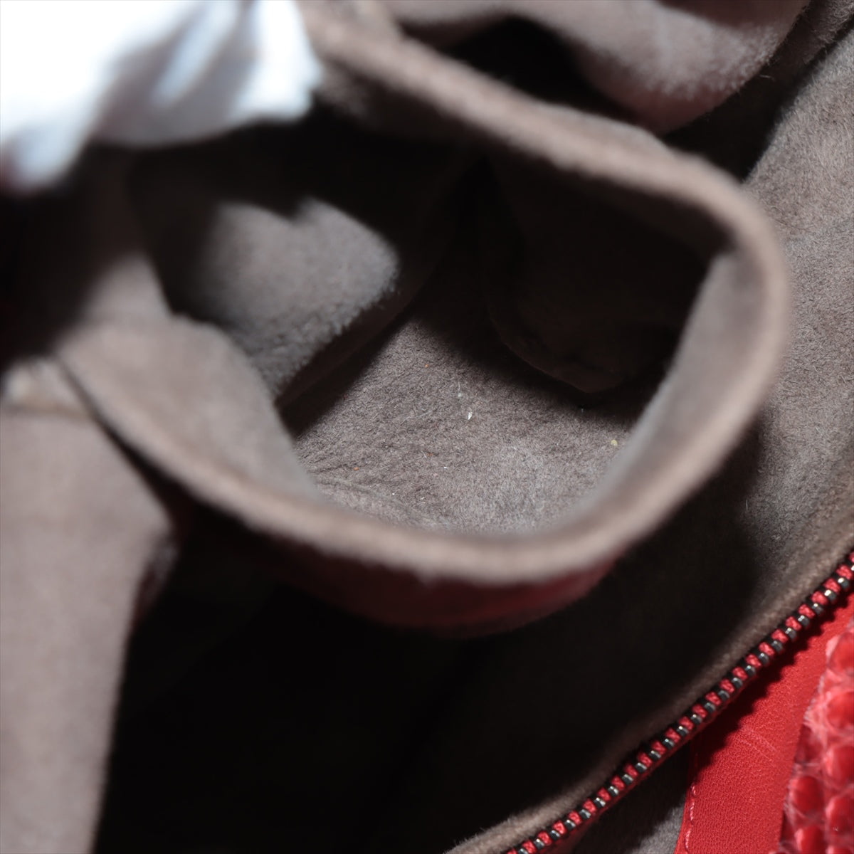 Bottega Veneta Pyson Tote Bag Red Mirrored