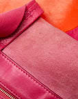 Celine Horizon Cover Handbag Pink Orange Leather  Celine