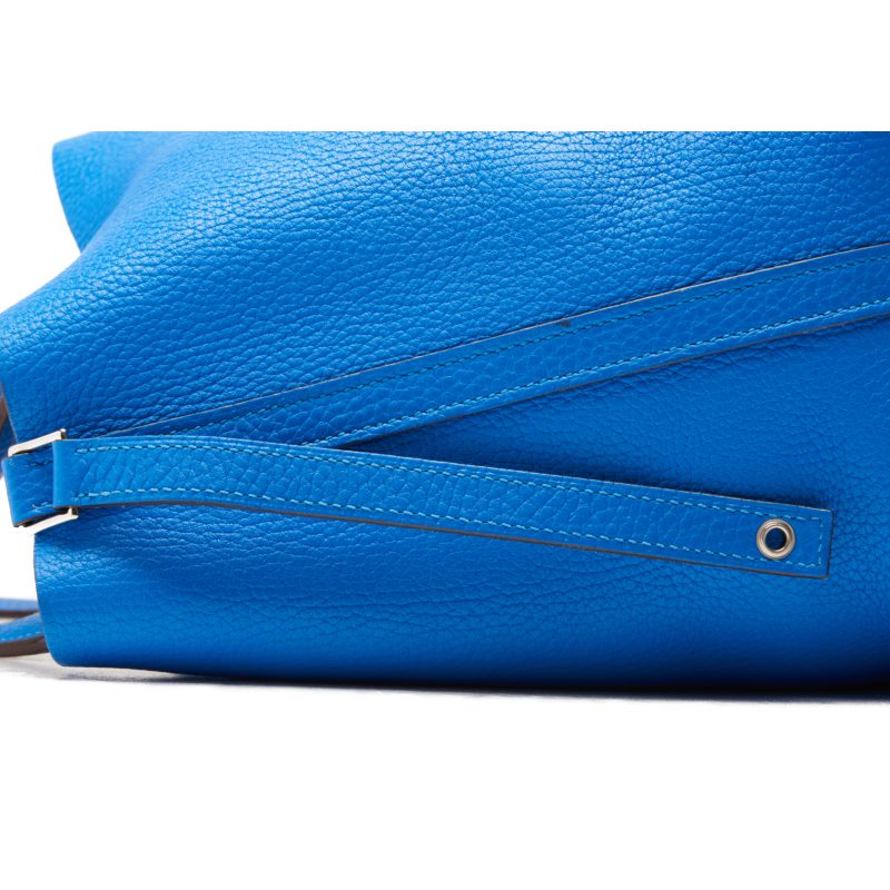 HERMES ERMES Picotin Lock MM Handbag  Clemence Blue Indra (Silver G ) Handbag  Handbag Lady Handbag Hybrid 【 Delivery】 Eckham s Online