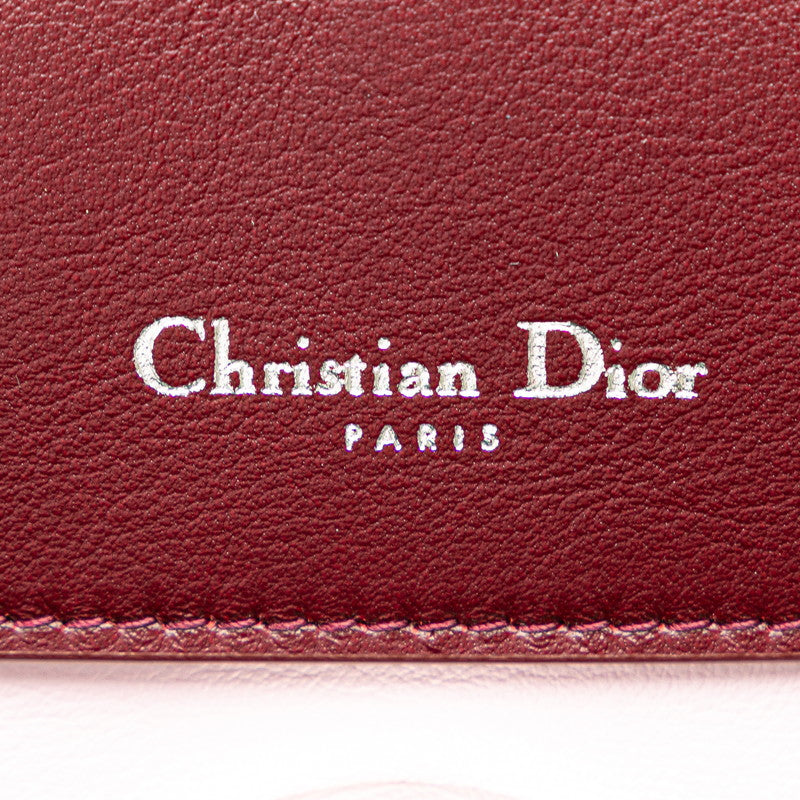 Dior Beedior Handbag 2WAY Pink Brown Leather  Dior