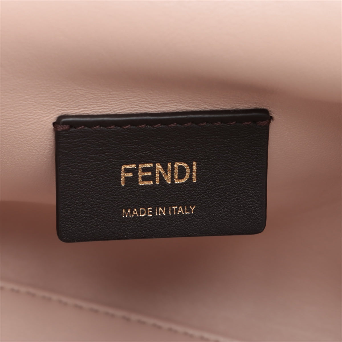 Fendi First Minkeeper X Leather Shoulder Bag Pink 8BP129
