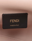 Fendi First Minkeeper X Leather Shoulder Bag Pink 8BP129