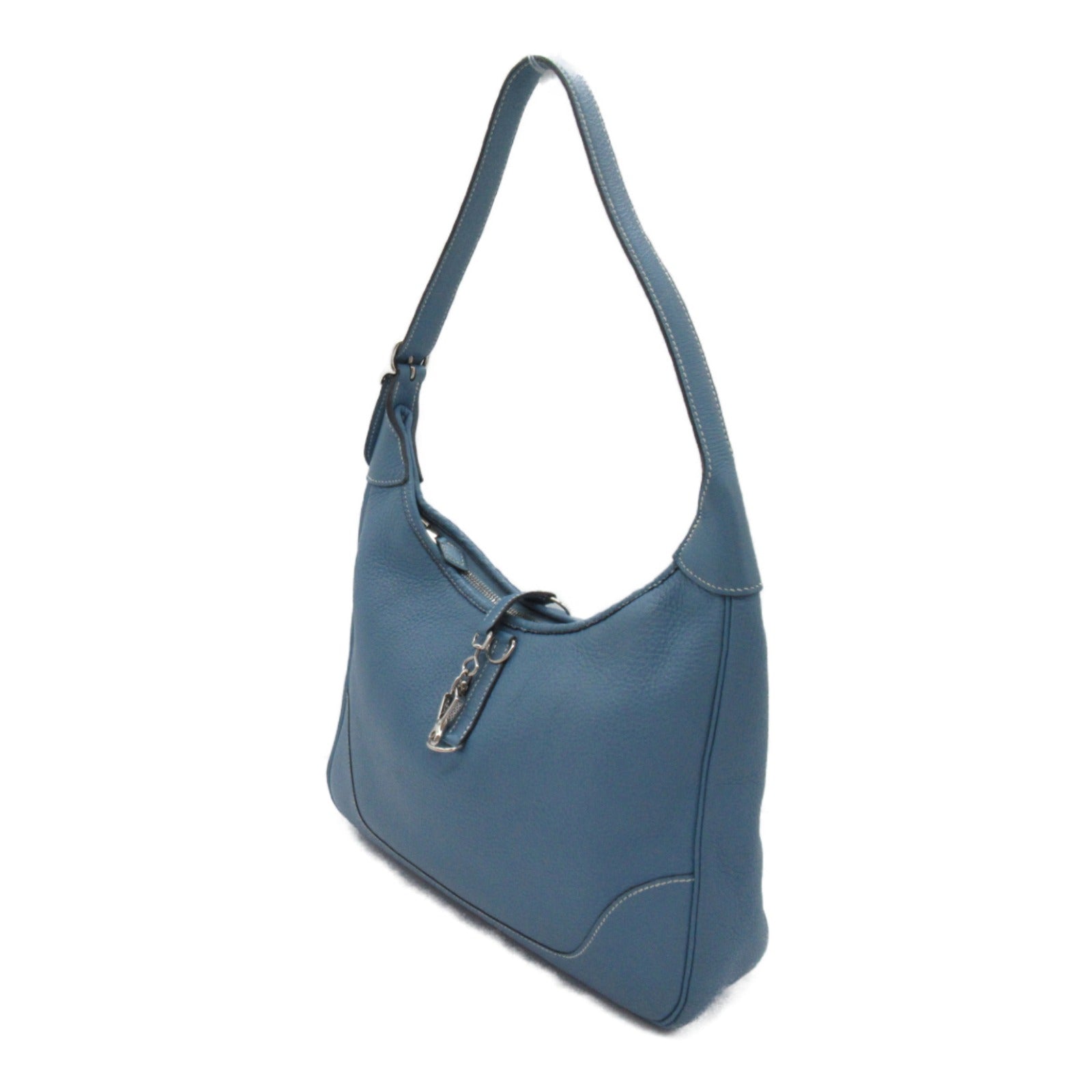 Hermes Hermes Trim 31 Blue Green Shoulder Bag Shoulder Bag Leather  Blue