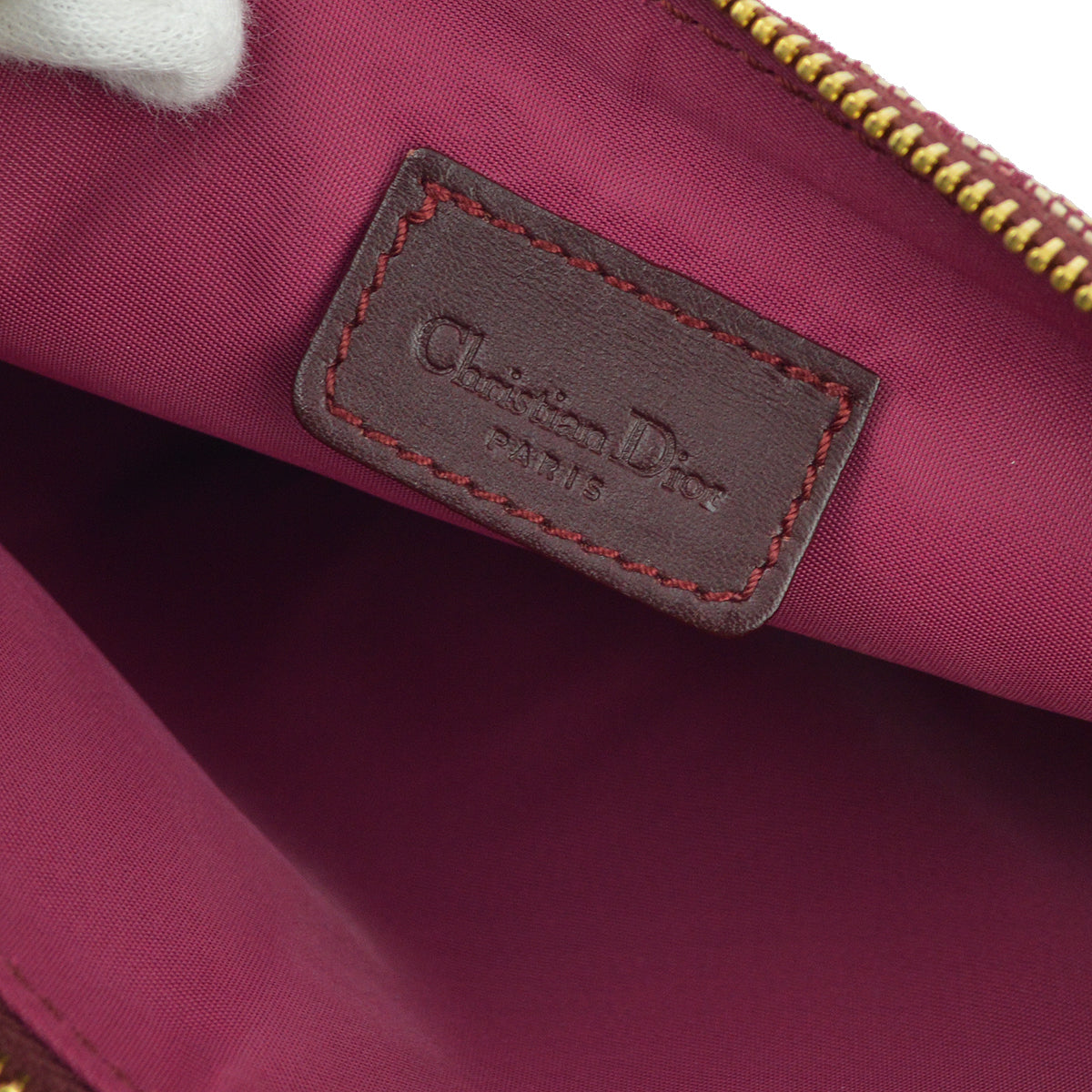 Christian Dior Bordeaux Trotter 手提包