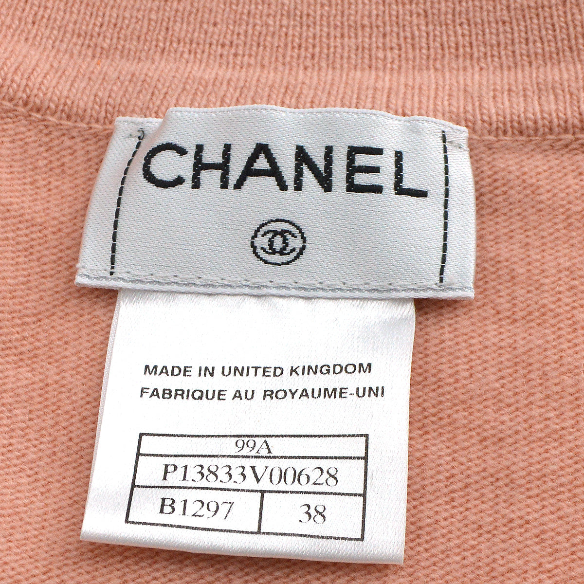 Chanel 1999 fall cashmere cardigan 