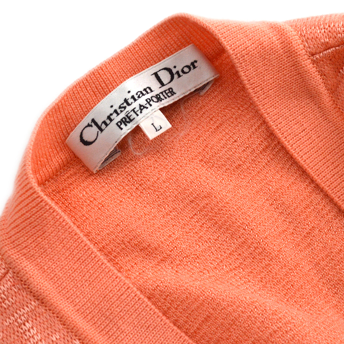 Christian Dior 1980s Trotter-jacquard V-neck vest 