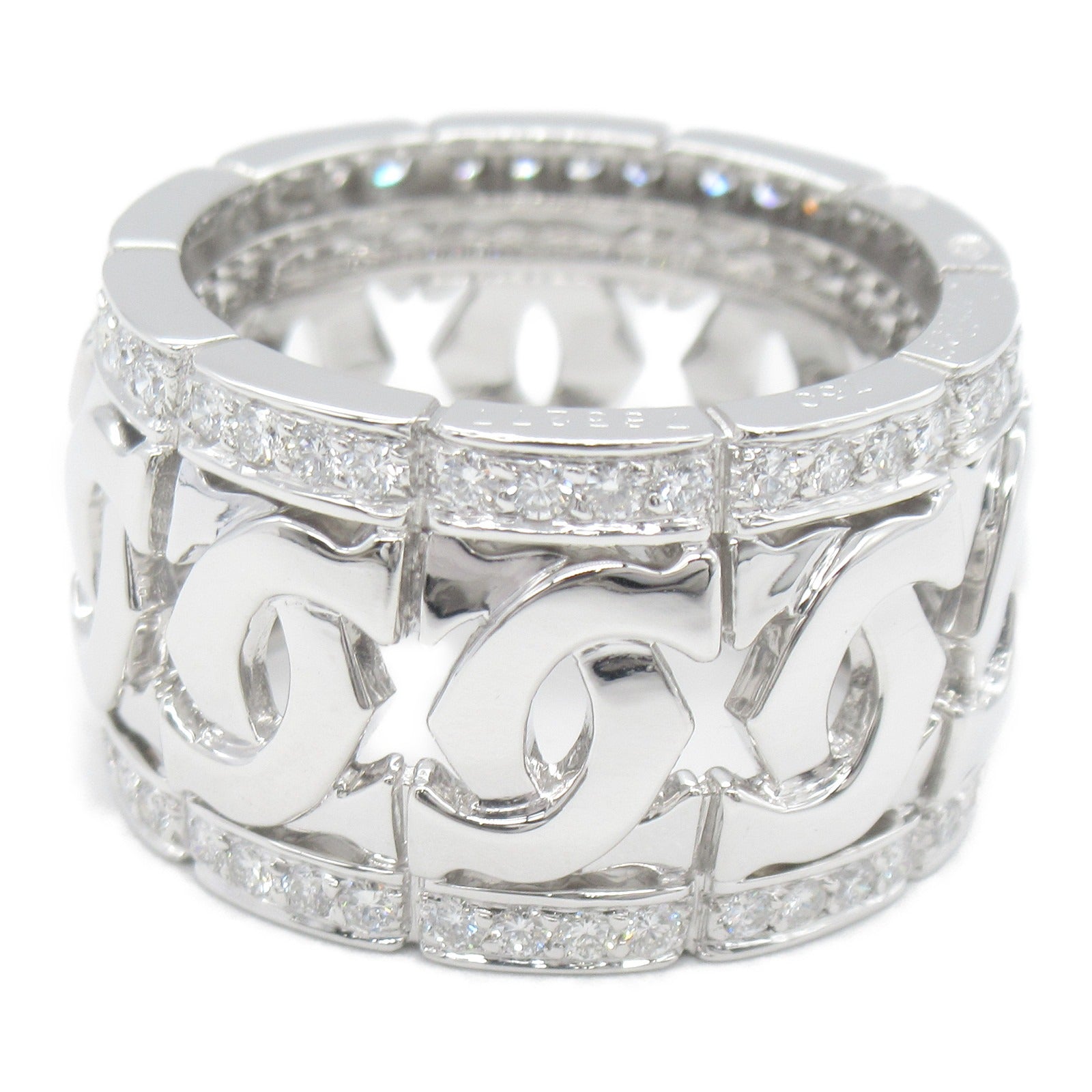 Cartier Andorra Diamond Ring Ring Ring Jewelry K18WG (White G) Diamond   Clear N4113900