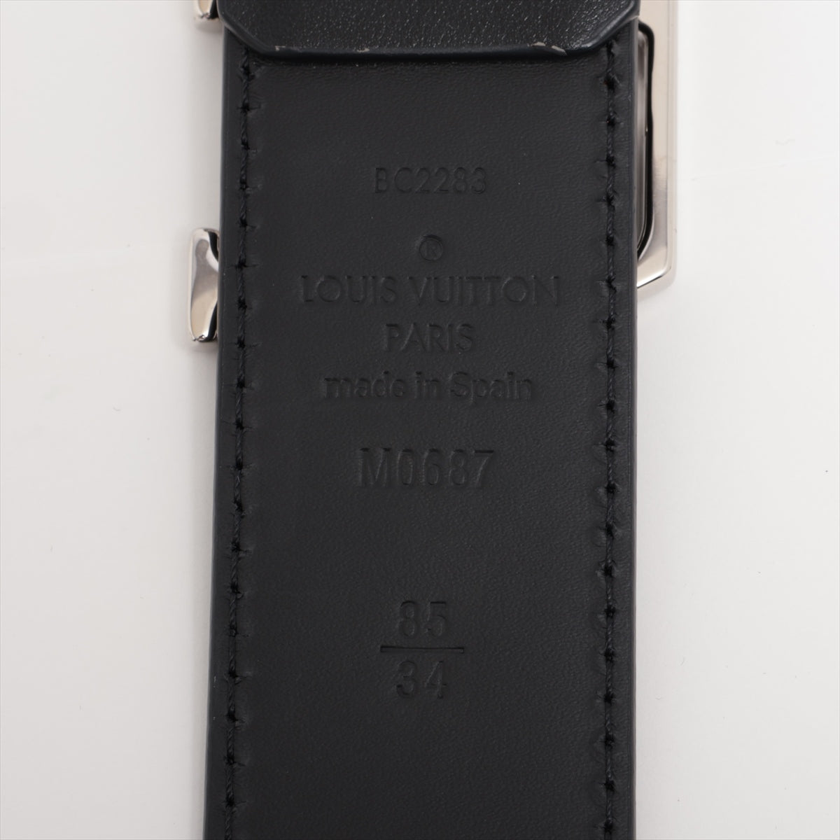 Louis Vuitton M0687 Belts LV Skyline 35MM BC2283 Belts 85 Leather Noir