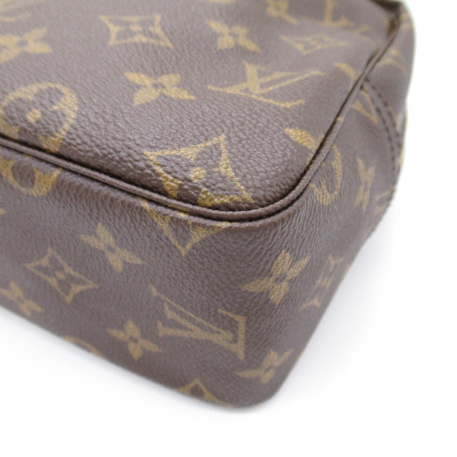 Louis Vuitton Tourette 28 Clutch  Bag Second s Bag PVC  Linen Monogram   Brown M47522