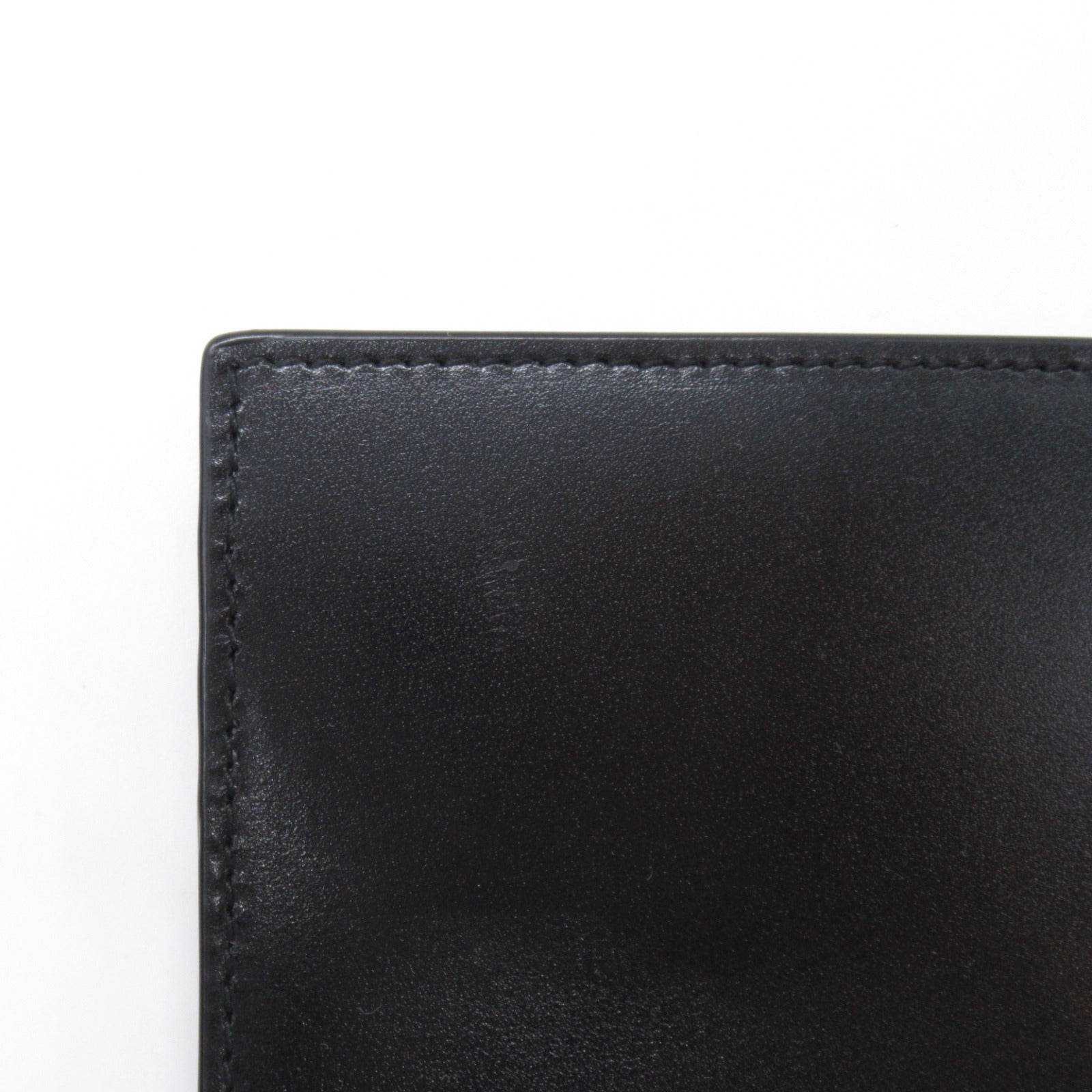 Saint Laurent SAINT LAURENT Double Fold Wallet Double Folded Wallet Leather  Black 4856300SX0E1000