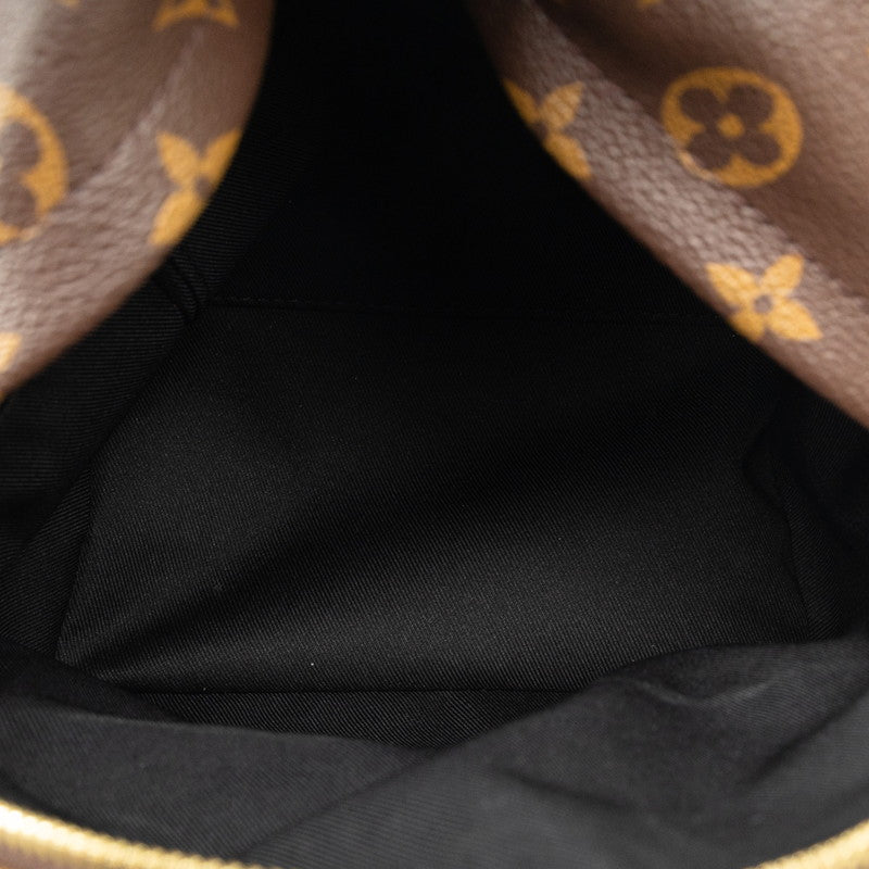 Louis Vuitton 交織字母反面棕櫚泉雙肩包 PM 帆布背包 M44870 棕色 PVC 皮革 Louis Vuitton