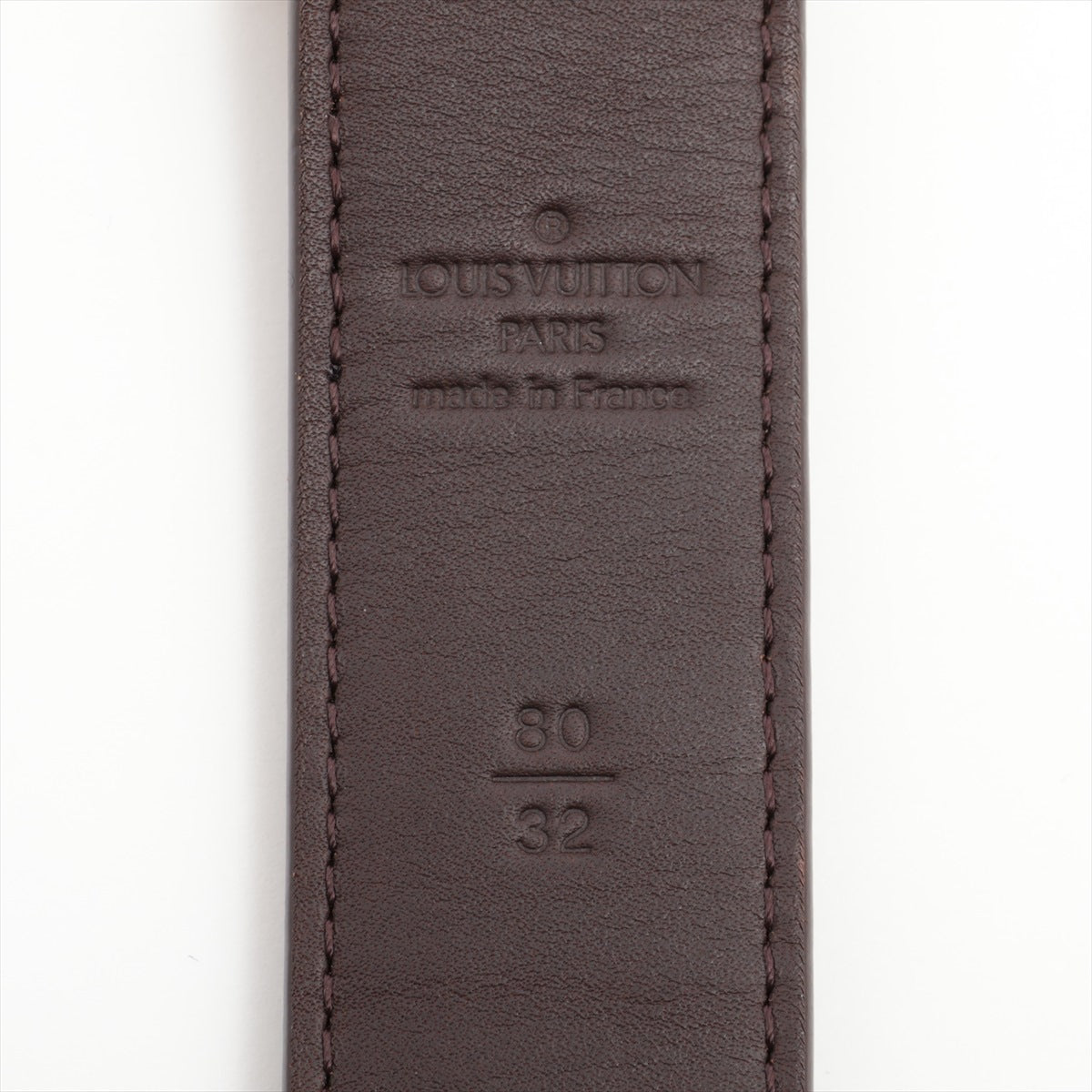 Louis Vuitton Sanctuary Carre 80/32 Belt 80/32 PVC  Leather Brown Damiet