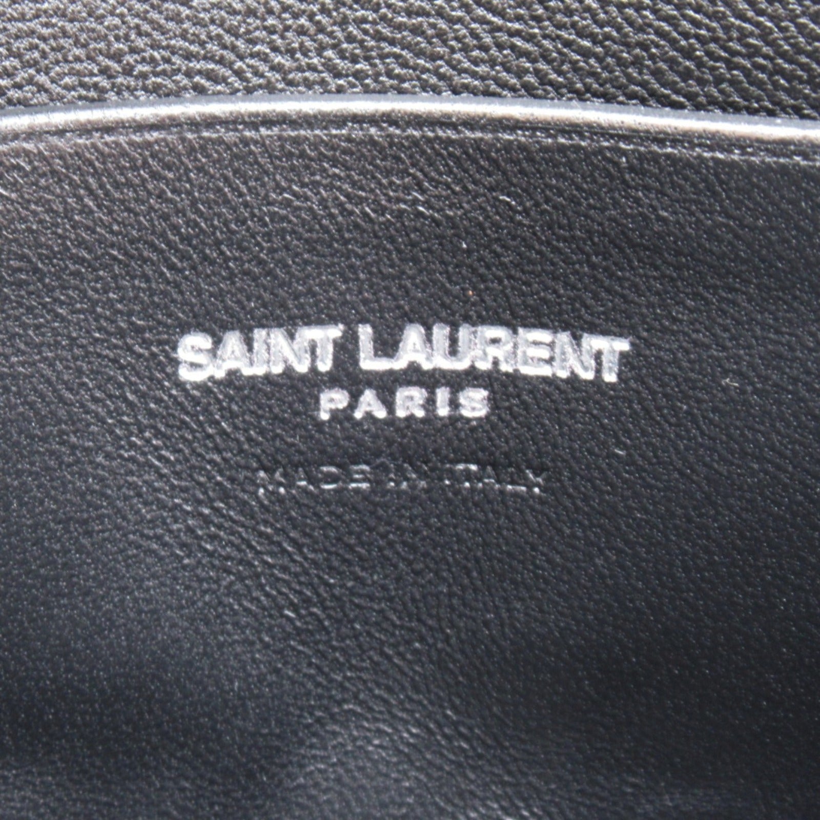Saint Laurent SAINT LAURENT Chain Shoulder Bag Leather Bag  Black 748849DV7021000