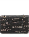 Chanel Matrasse Double Flap Double Chain Bag Black G  7th