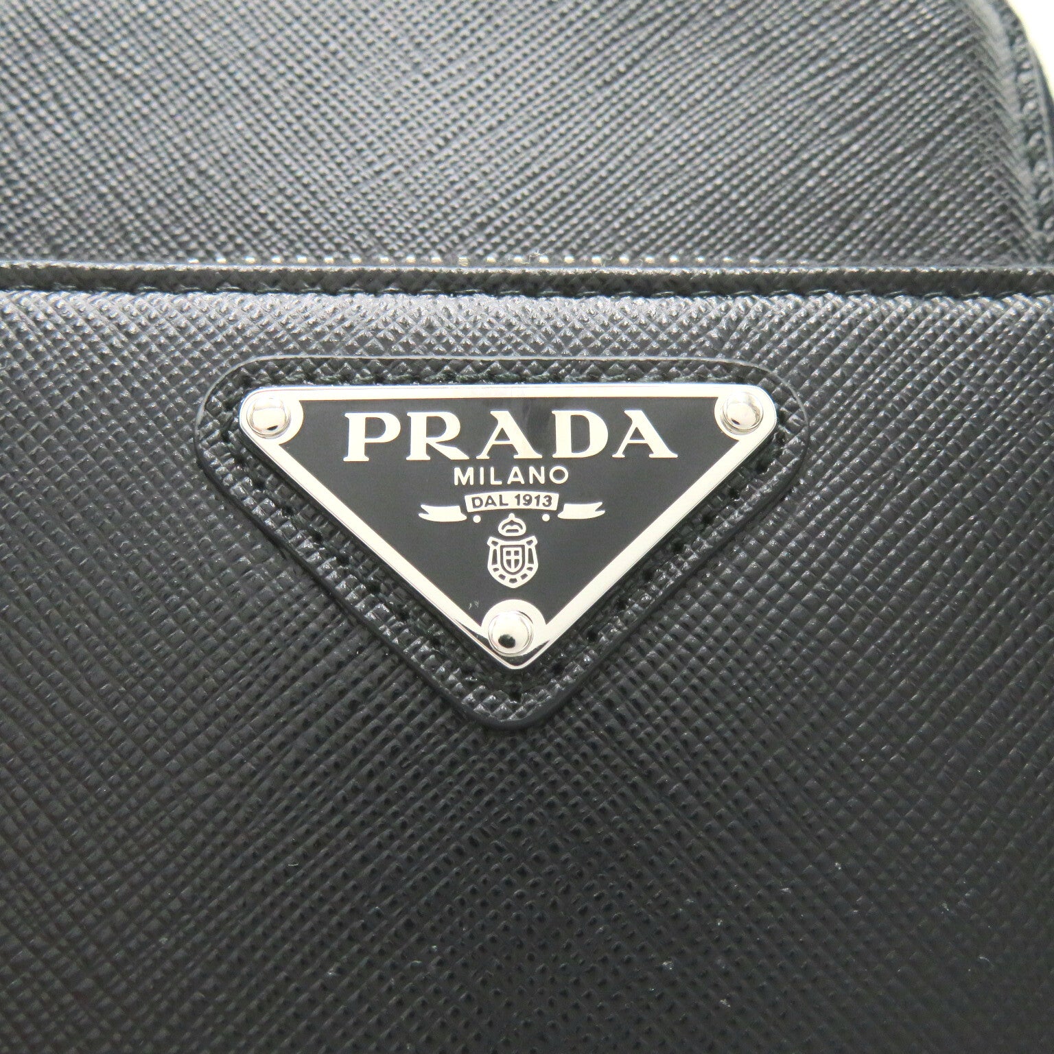 Prada Prada Bag Pochette Shoulder Bag Sapphire Leather  Black 2ZH126053F0002