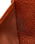 Louis Vuitton Monogram Compact  Two Fold Wallet Compact Wallet M61667 Brown PVC Leather  Louis Vuitton
