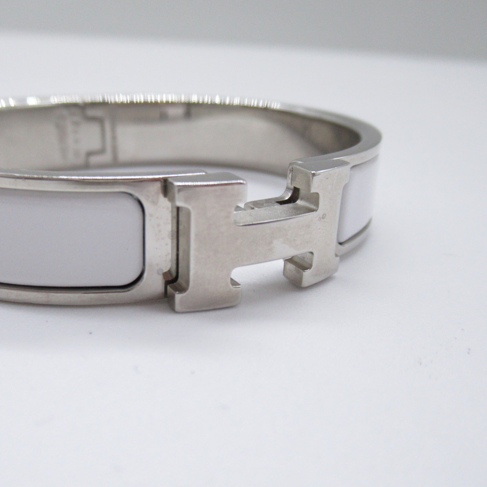 Hermes Hermes   PM Bracelet Bracelet Accessories Metal  Silver White