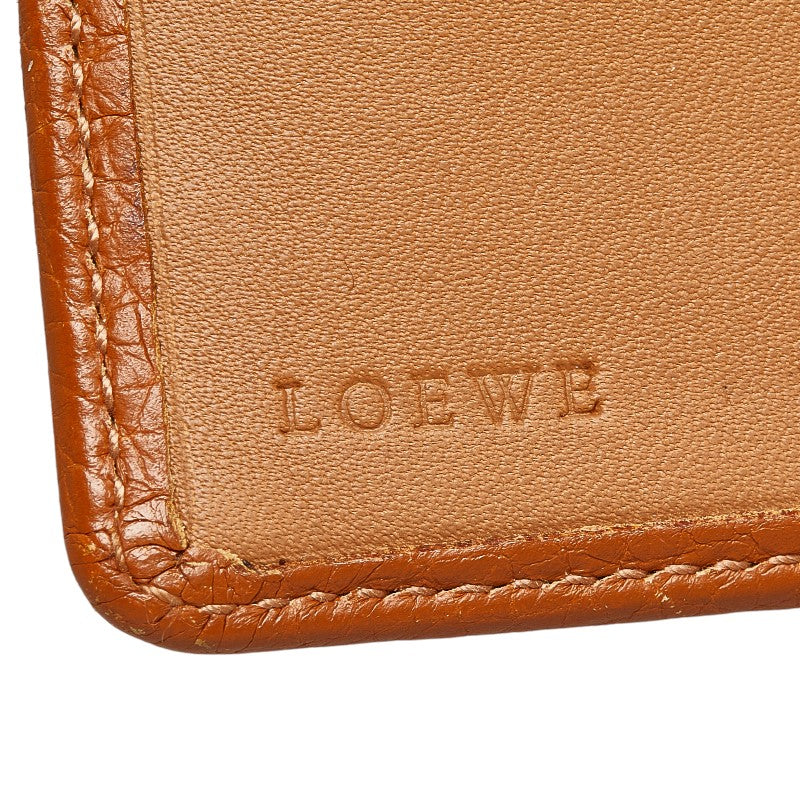 Loewe Roundfassner Long Wallet Brown Leather  LOEWE
