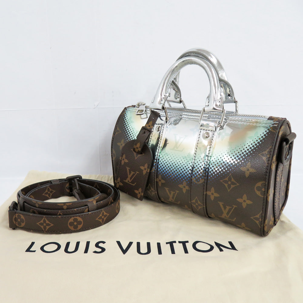 Louis Vuitton Monogram Metallic Nebula Kippur Bandouliere 25 M23119 Silver Handbag Crossbody  Silver Handbag Crossbody Mens