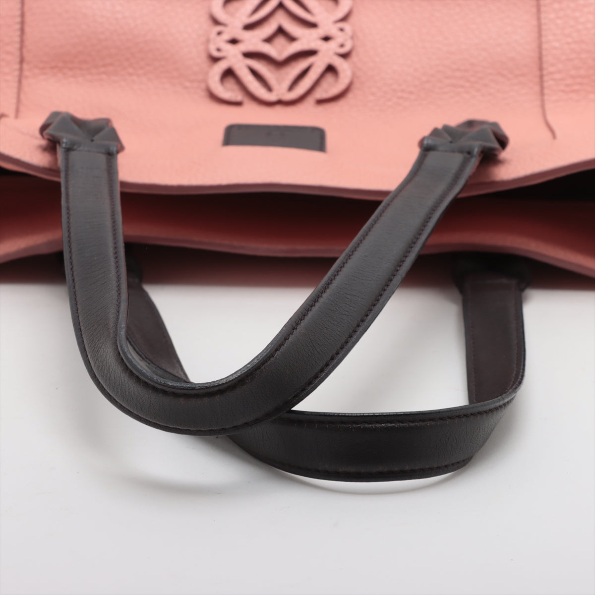 Loewe Fusta Leather Tote Bag Pink