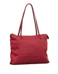 Fendi Courgette handtas draagtas 8BH022 rood canvas leer