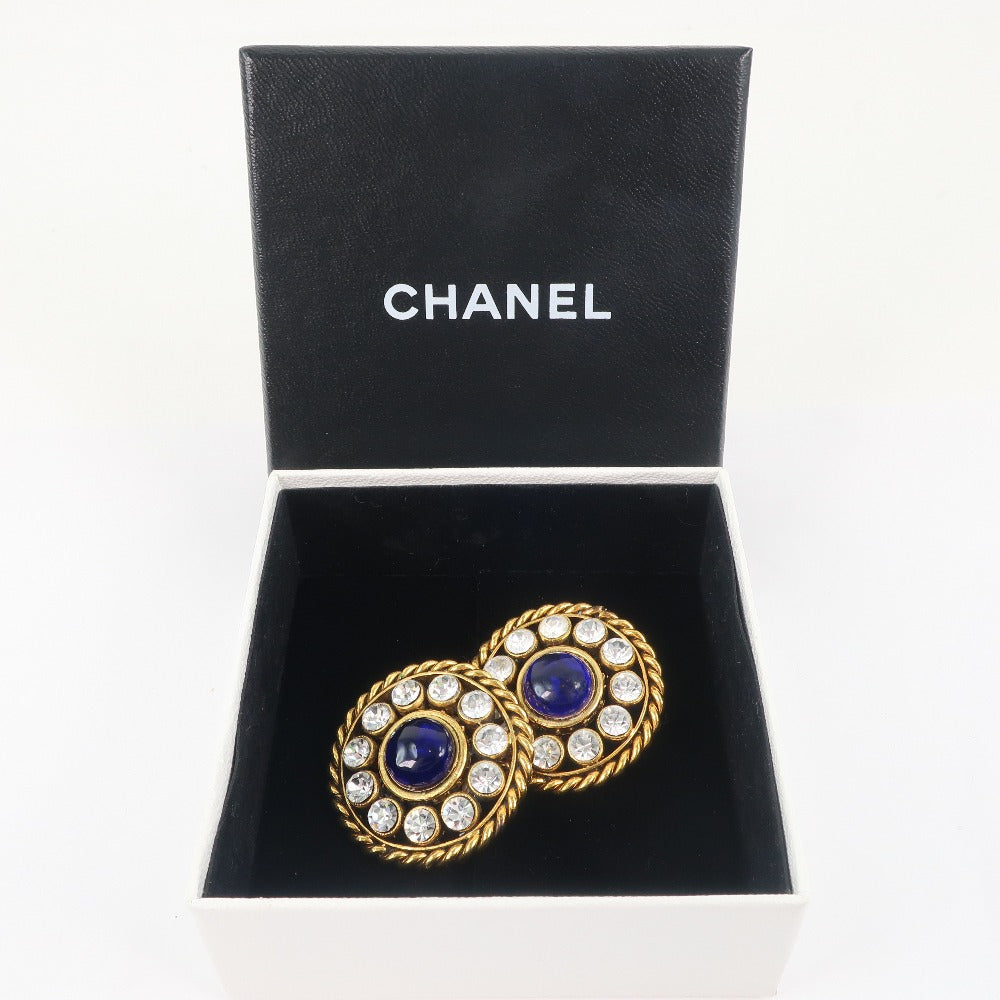 Chanel Chanel Earring G Mack x Line Stone Blue 23  31.5g  A-Rank Earring   &amp; Buy