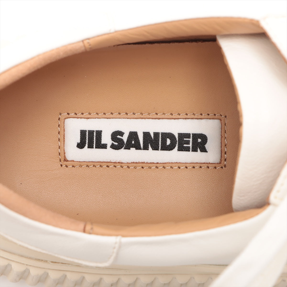 Gilsander Leather Trainers 38  White J15WS0002