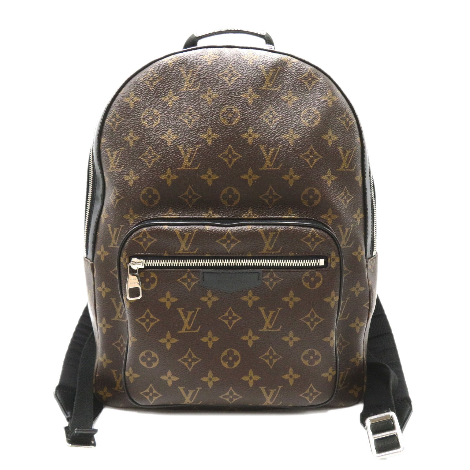 Louis Vuitton Josh N.V. Backpack Backpack Backpack Bag PVC  Canvas Monogram Makassar Mens Brown M45349