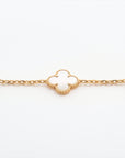 Van Cleef & Arpels Vintage Alhambra 5P S Bracelet 750 (YG) 12.1g