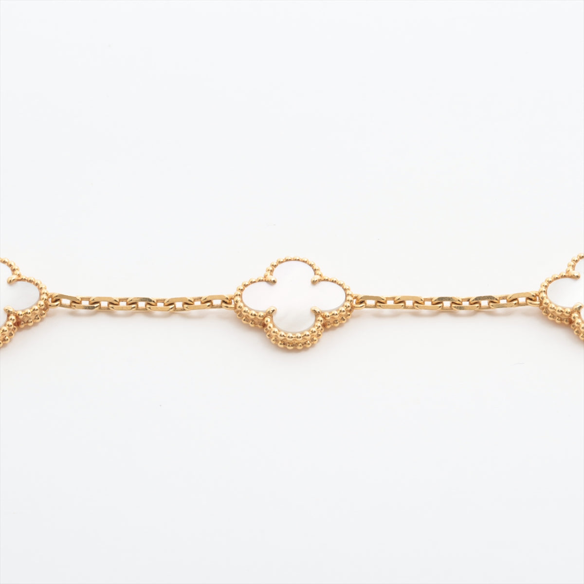Van Cleef &amp; Arpels Vintage Alhambra 5P S Bracelet 750 (YG) 12.1g