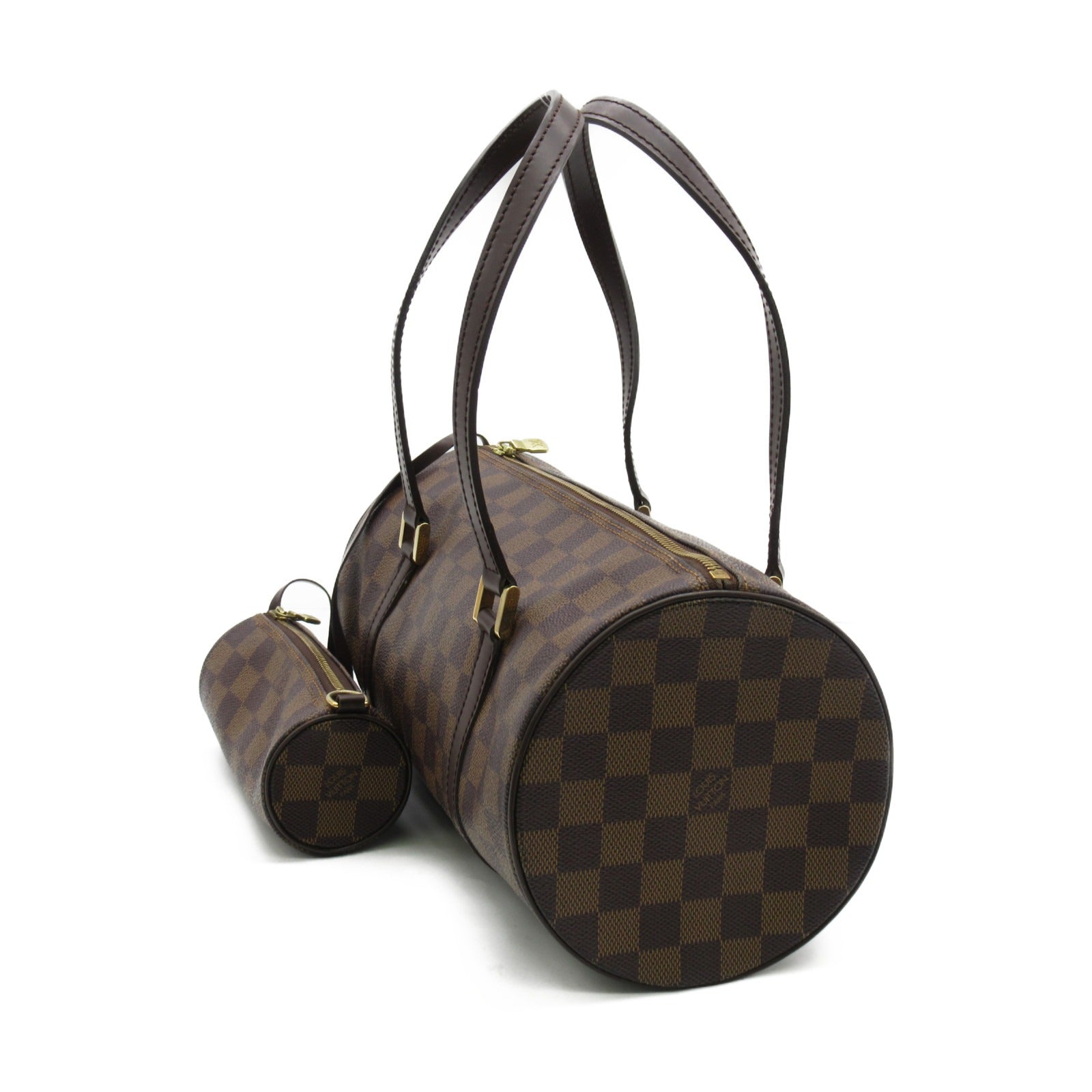 Louis Vuitton Louis Vuitton 30 Shoulder Bag PVC Coated Canvas Damier  Brown N51303