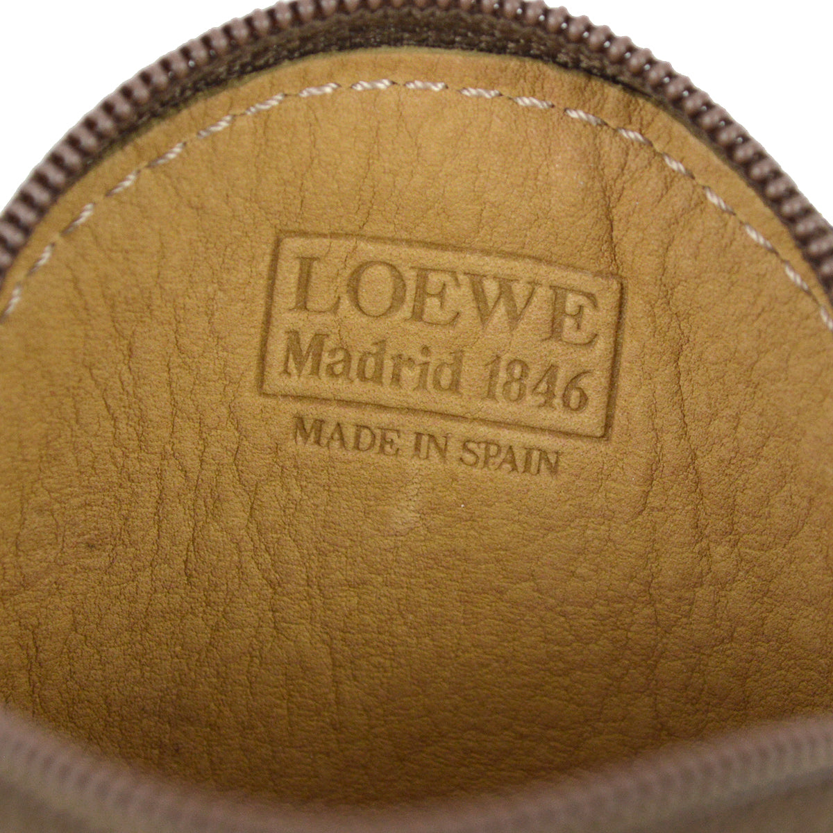 Loewe 米色 Anagram 零錢盒錢包