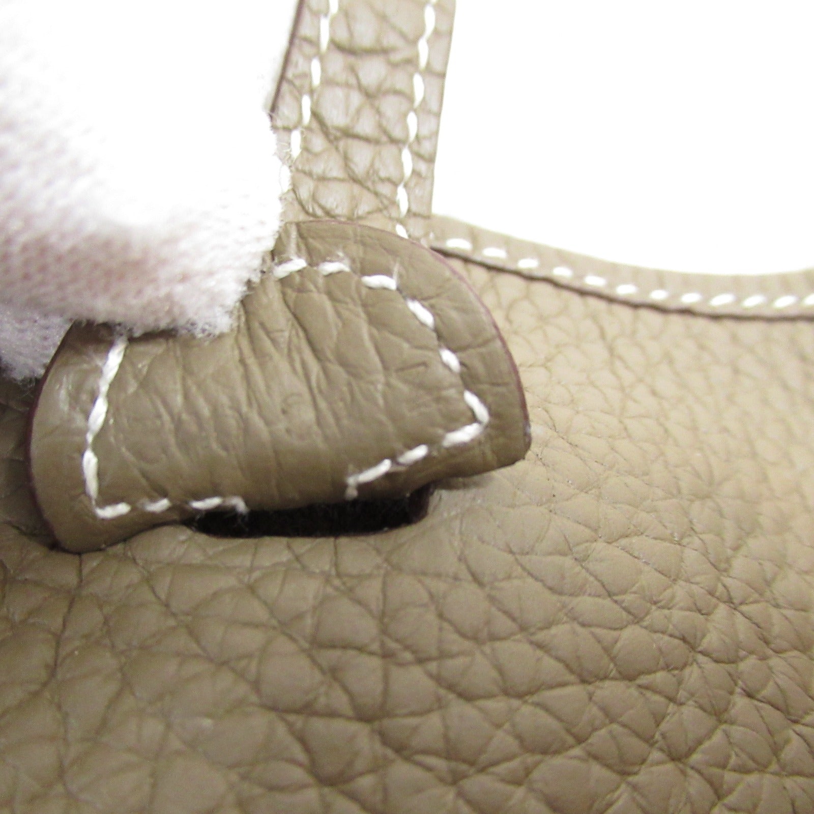 Hermes Everin Amazon TPM Etoupe Shoulder Bag Shoulder Bag Leather Trio Clemence  Beige Collection