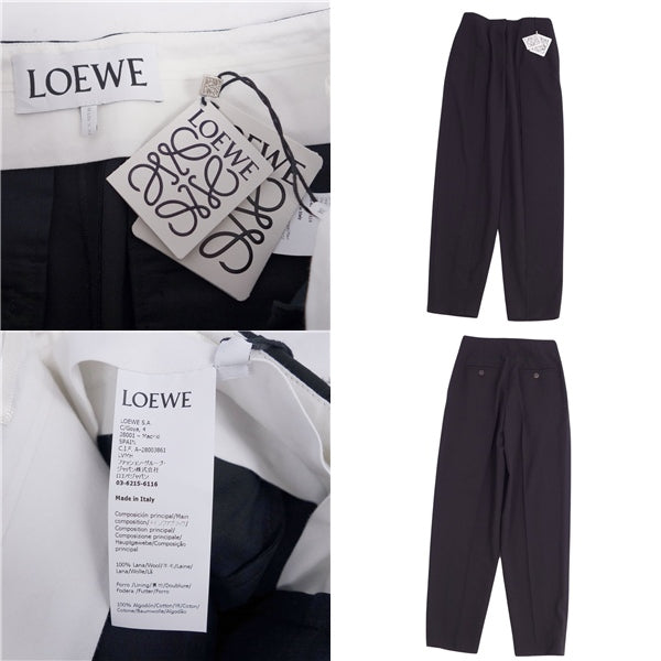 Loewe Pants  Slack Pants Wool Bottoms  34 Black  Shenzhen