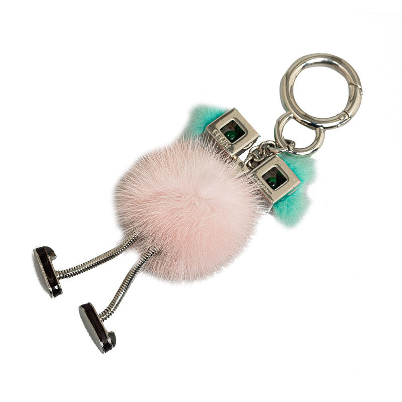 Fendi Monster Bugs Key Her Bag Cham Pink Multicolor For  Fendi