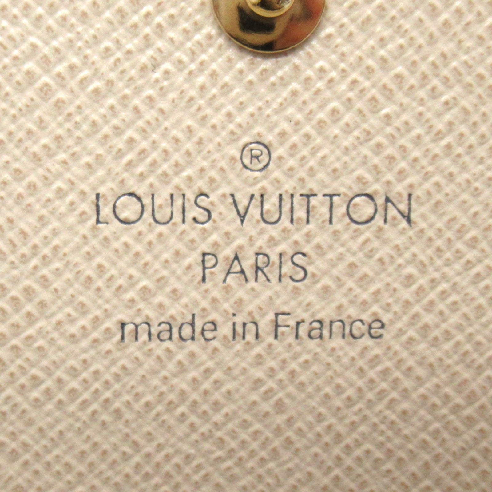 Louis Vuitton Louis Vuitton Portefolio Sarah Double Fold Wallet Wallet PVC Coated Canvas Damier Azul   White N63208