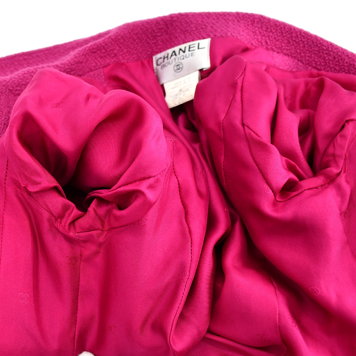 Chanel Double Breasted Jacket Pink 95A 