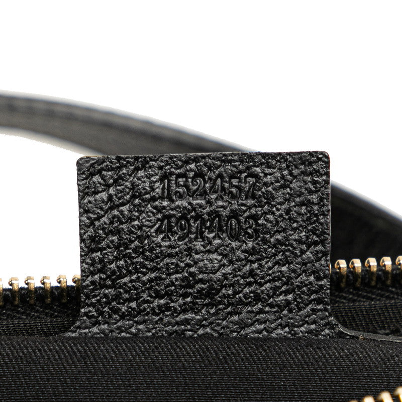 Gucci GG canvas handbag 152457 Black canvas ladies Gucci